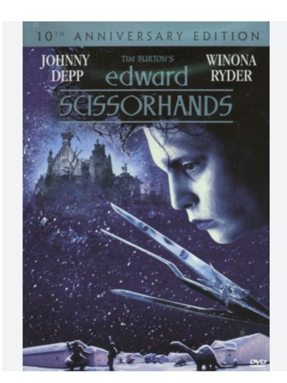 Edward Scissorhands DVD Movie 10th Anniversary Johnny Depp